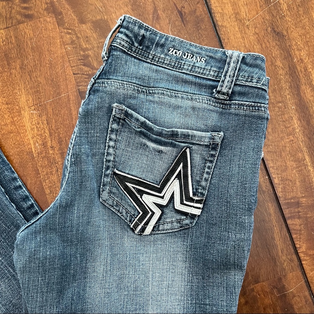 ZCO Jeans Star Embellished Y2K Cowgirl 30” waist